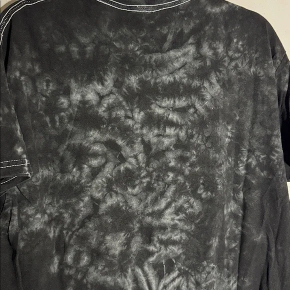 Gorillaz Shirt Mens Large Black Tie Dye Graphic Band Tee Cartoon Music Group - Picture 5 of 6